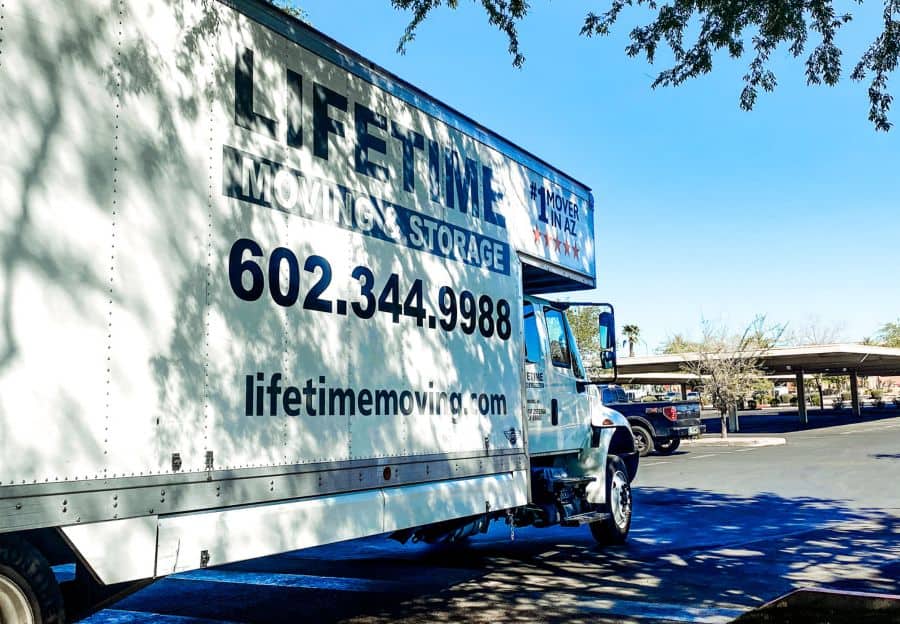 Lifetime Moving & Storage truck