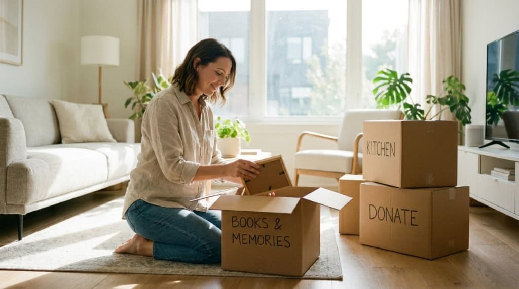 How to Downsize Before a Move Without the Overwhelm